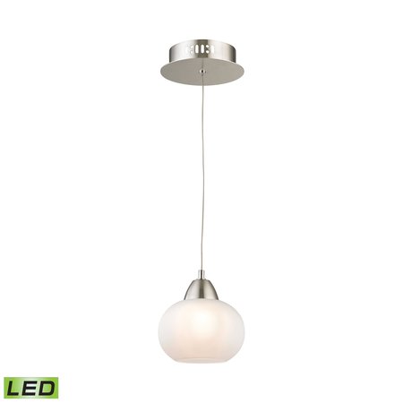 Ciotola 6'' Wide 1Light Mini Pendant, Satin Nickel -  ELK SHOWROOM, LCA401-10-16M